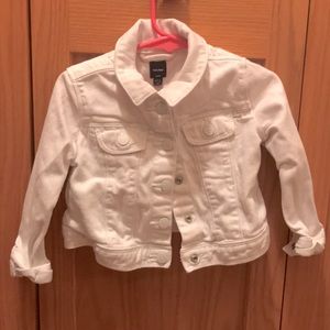 🚀 3 for $30 🚀 Baby GAP White Jean Jacket 2T